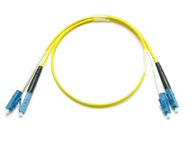 LC-LC Dpx Fiberpatch 30 meter gul Patchkabel / Fibersnor SM G657.A1